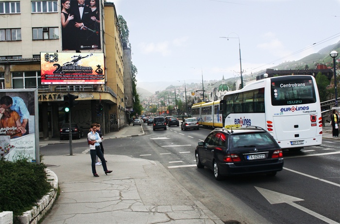 &ldquo; 2. Dvoboj golmana &ldquo;  obasjava  centar  Sarajeva.